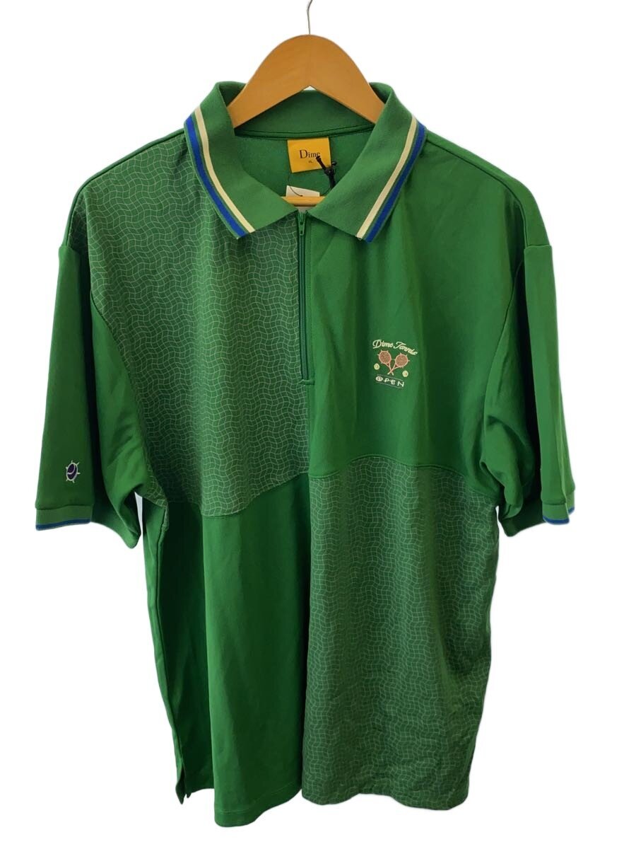 【中古】Dime◆ポロシャツ/XL/ポリエステル/GRN/総柄【メンズウェア】｜2ｎｄ STREET 店