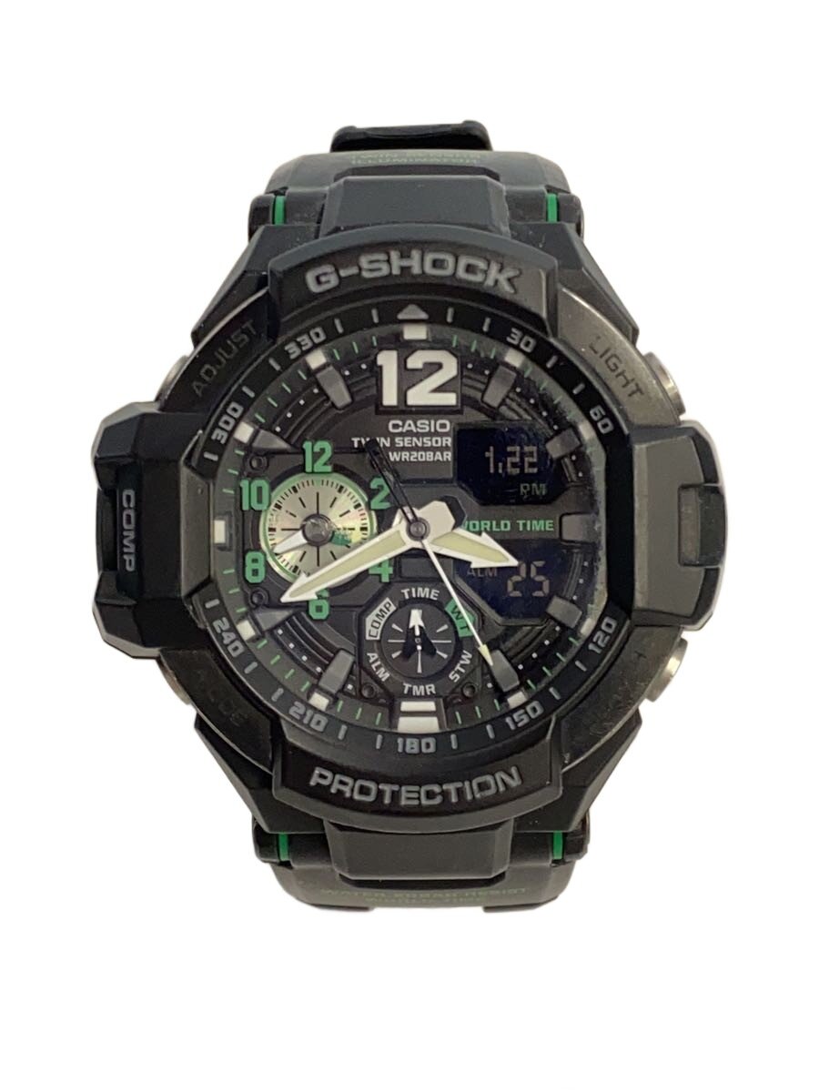 【中古】CASIO◆クォーツ腕時計・G-SHOCK/デジアナ/BLK/BLK【服飾雑貨他】｜2ｎｄ STREET 店