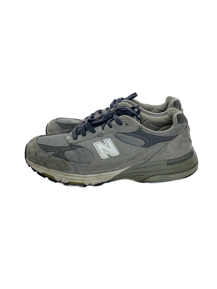 【中古】NEW BALANCE◆ニュー平衡にする/MR993/28糎/GRY/スウェード【シューズ】