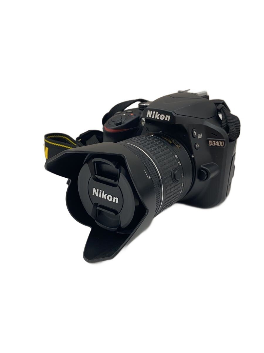 【中古】Nikon◆デジタル一眼カメラ D3400 ダブルズームキット [ブラック]/望遠レンズ欠品//【カメラ】｜2ｎｄ STREET 店
