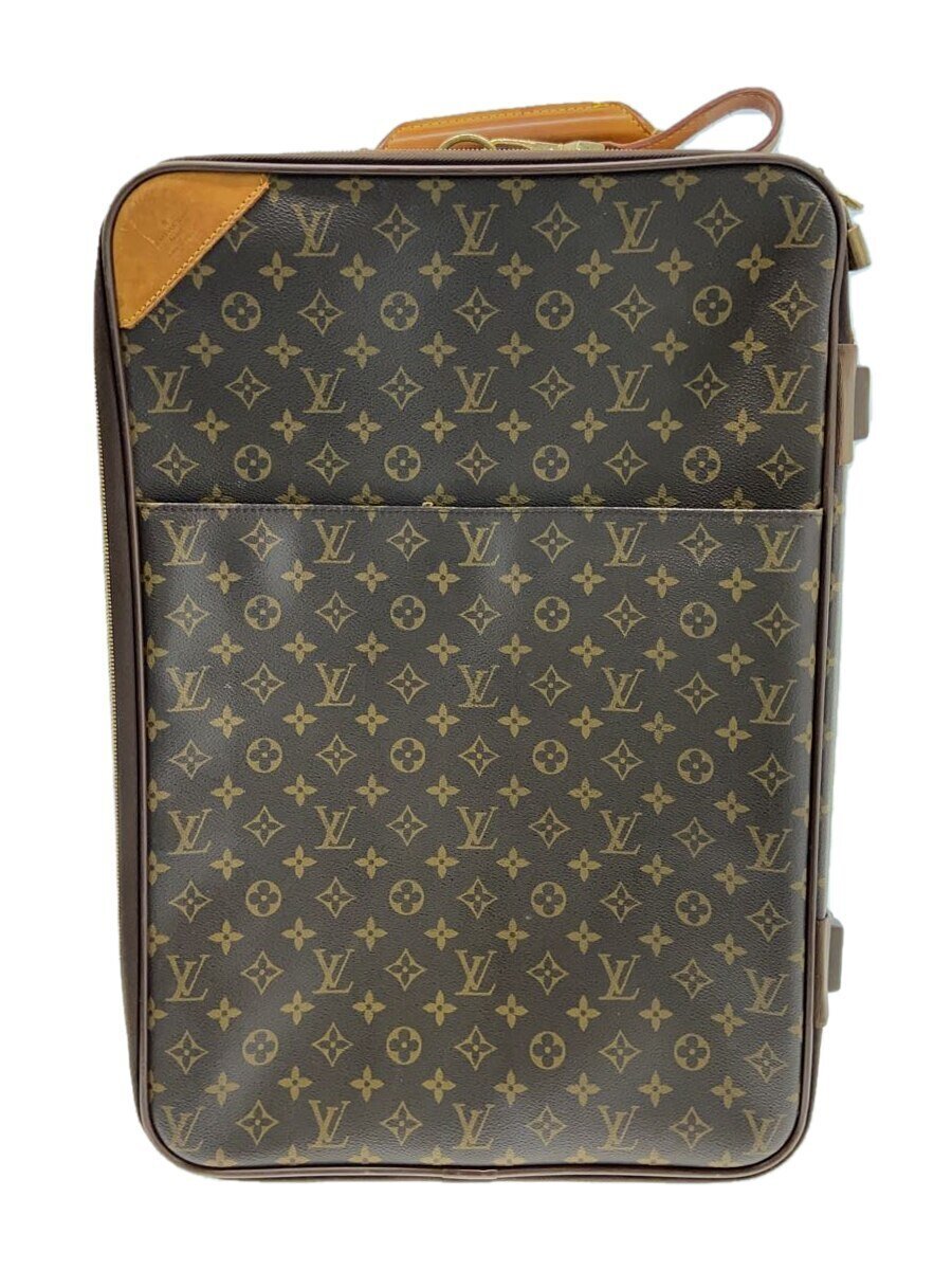 【中古】LOUIS VUITTON◆ペ屁っ放り60_モノグラム・帆布_BRW/PVC/BRW/M23250//【御徒面子】