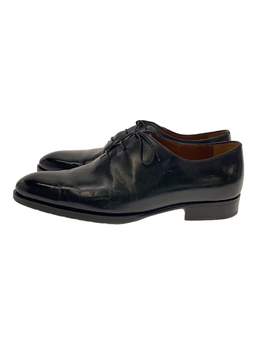 【中古】BERLUTI◆アレッサンドロ・カリグラフィー_御召しものシューズ/UK7.5/GRN/なめし革/3756【シューズ】