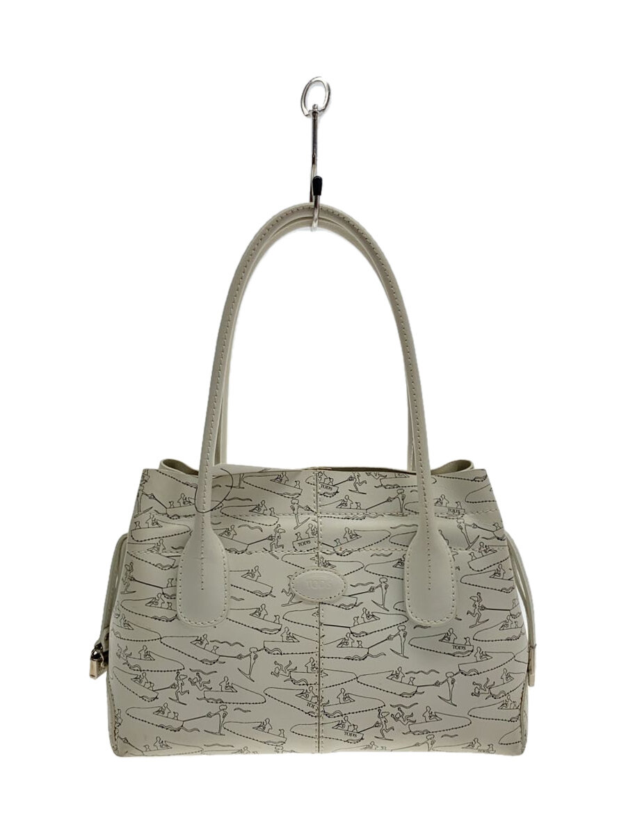 【中古】TOD&rsquo;S◆トートバッグ/レザー/WHT/マイケルロバーツ//【バッグ】｜2ｎｄ STREET 店