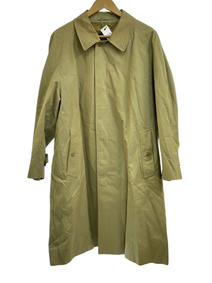 【中古】BURBERRYS◆ステンカラー厚地の外套/--/綿織物/KHK/無地/WR050-902-41【メンズウェア】