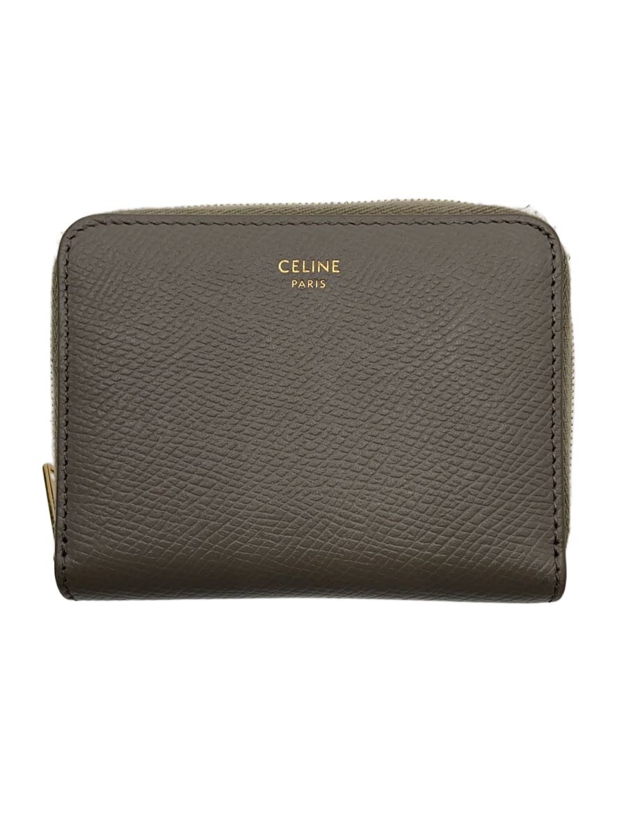 【中古】CELINE◆スモールジップウォレット/レザー/グレー/レディース【服飾雑貨他】｜2ｎｄ STREET 店
