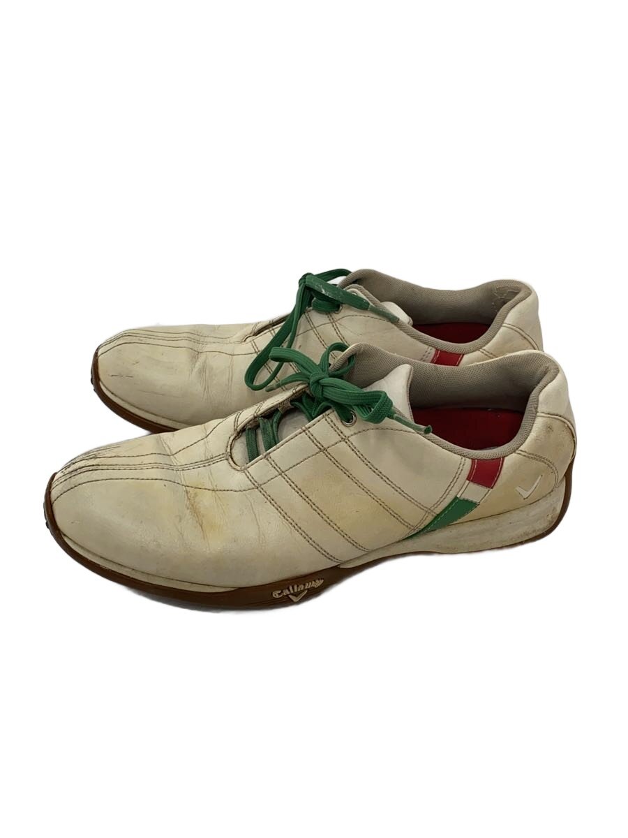 【中古】Callaway◆スポーツウェアー/27/ホワイト/白/JVM706-01/ゴルフシューズ【スポーツ】