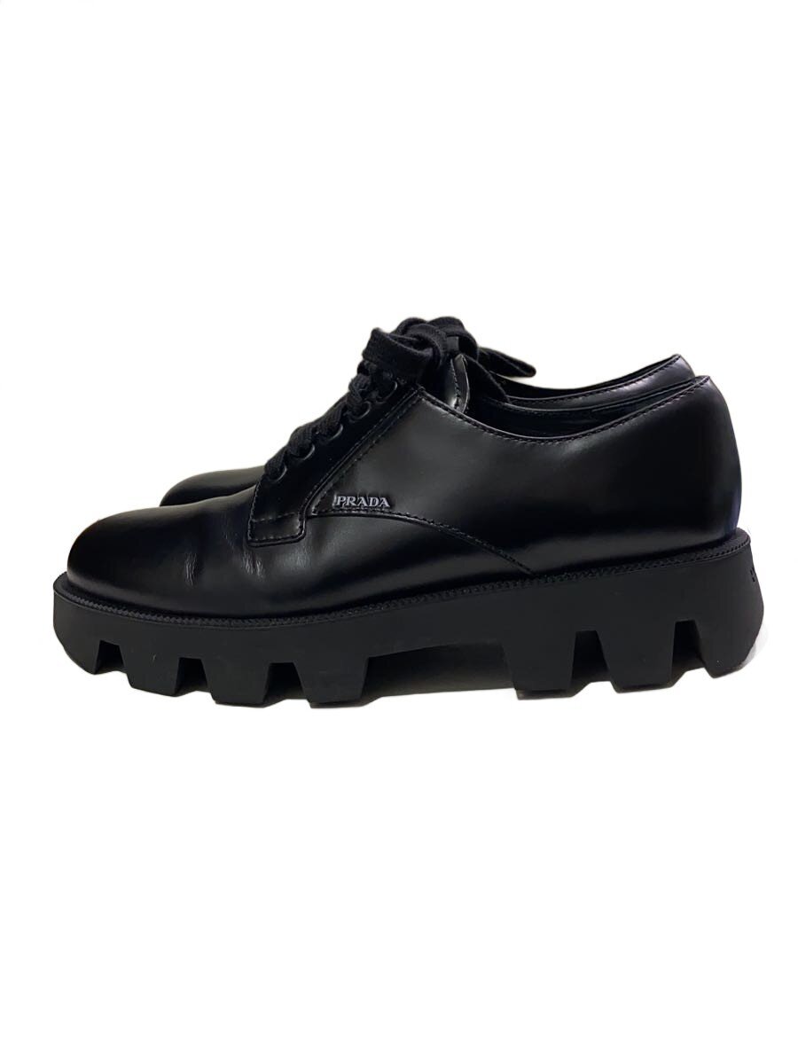 【中古】PRADA◆シューズ/37.5/黒いこと//【シューズ】