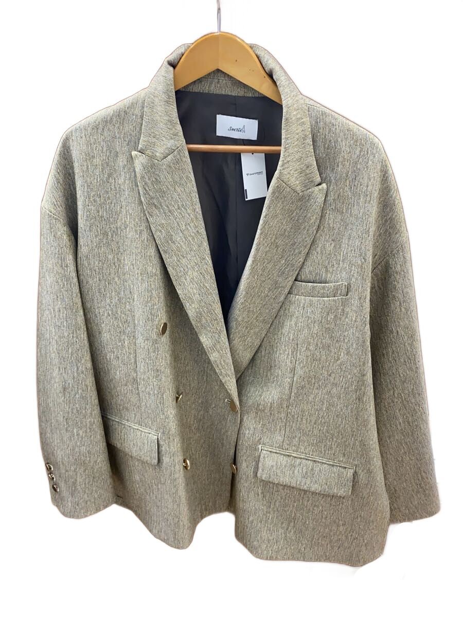 【中古】soerte◆Oversize 6B assort/テーラードジャケット/3/ポリエステル/BEG/SOSTR0822003【メンズウェア】