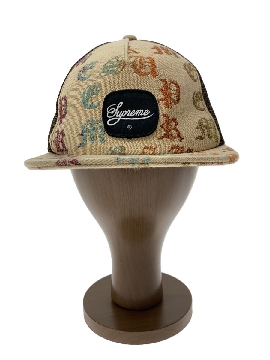 【中古】Supreme◆Gradient Jacquard Denim Mesh Back 5-Panel/--/綿織物/BRW/メンズ//【服飾雑貨他】