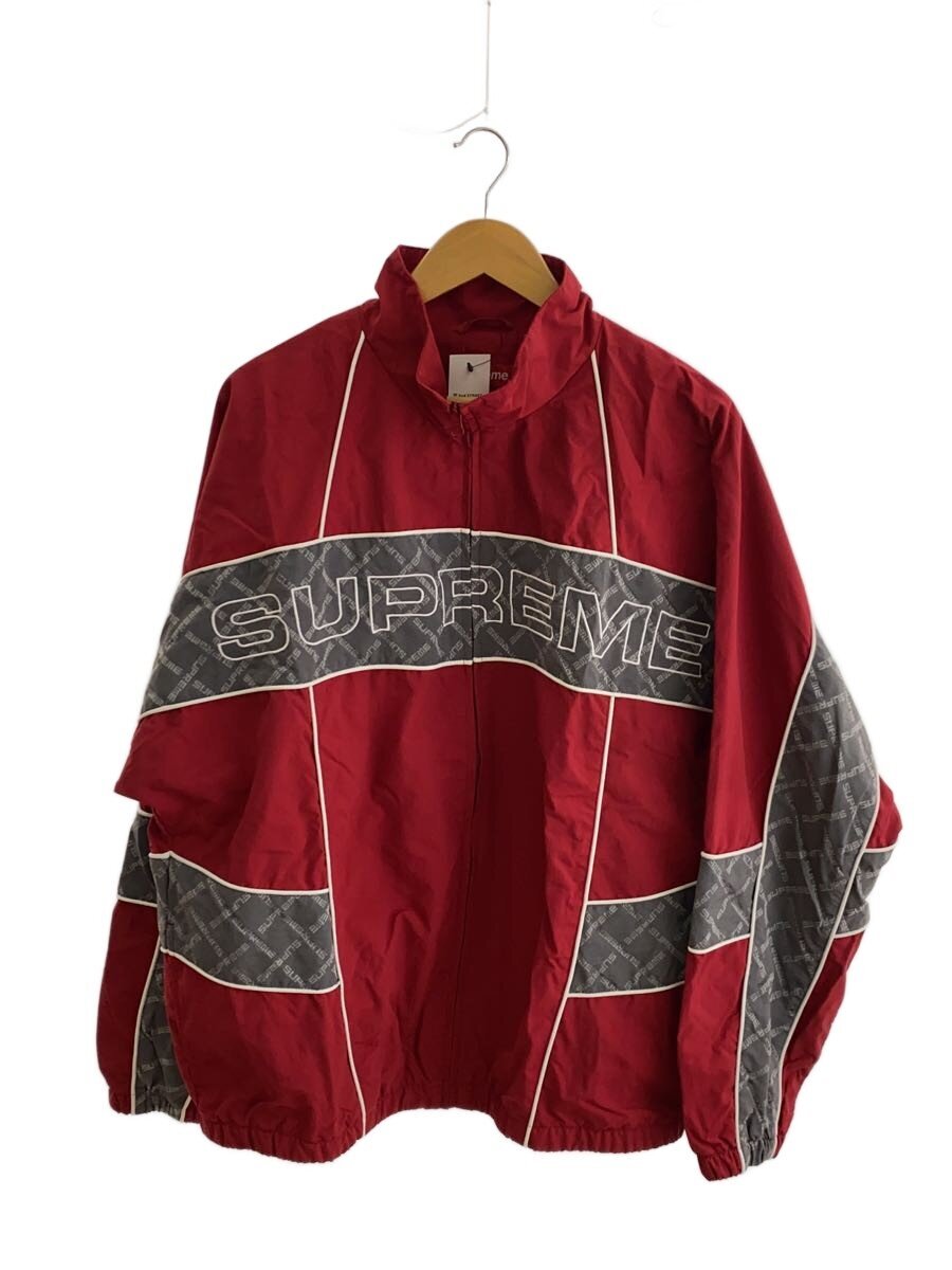 【中古】Supreme◆ナイロン上衣/XL/ナイロン/RED/無地【メンズウェア】