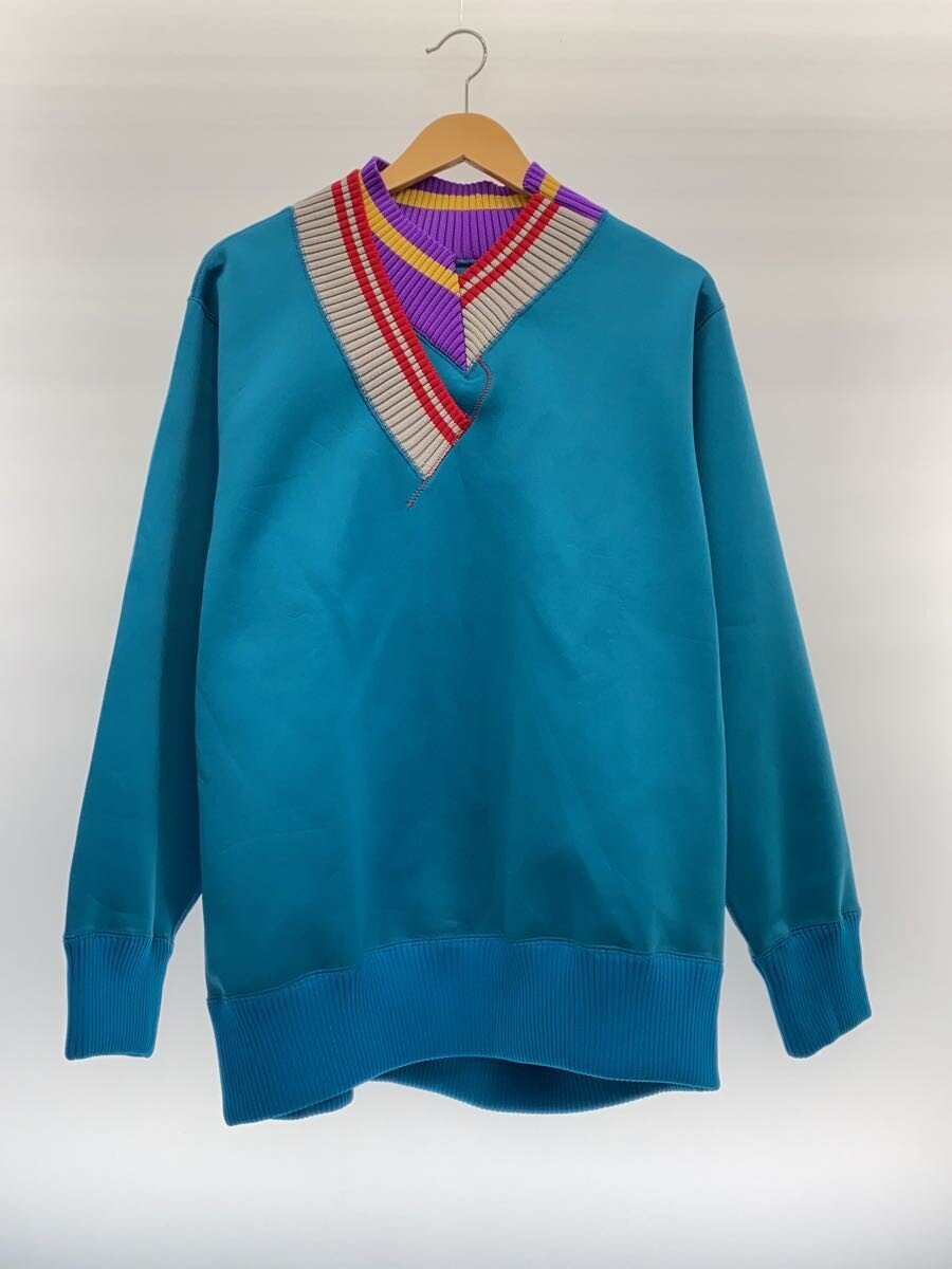 【中古】kolor◆スウェット/2/ポリエステル/BLU/21WCM-T02202/21AW/ダンボールニット/? NULL ?【メンズウェア】|2nd STREET 店