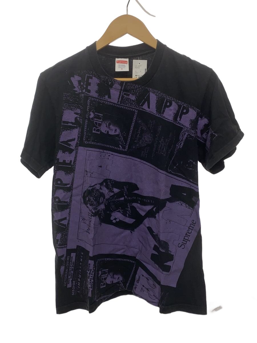 【中古】Supreme◆プルオーバー/S/綿織物/黒いこと/パープル/黒【メンズウェア】