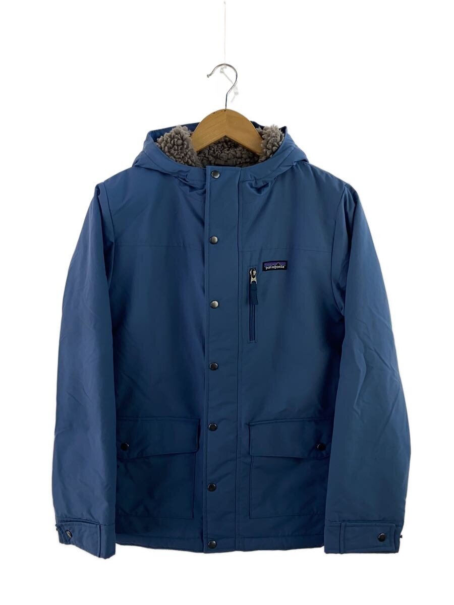 【中古】patagonia◆上衣/XL/ポリエステル/BLU/無地/68460FA20【キッズ】