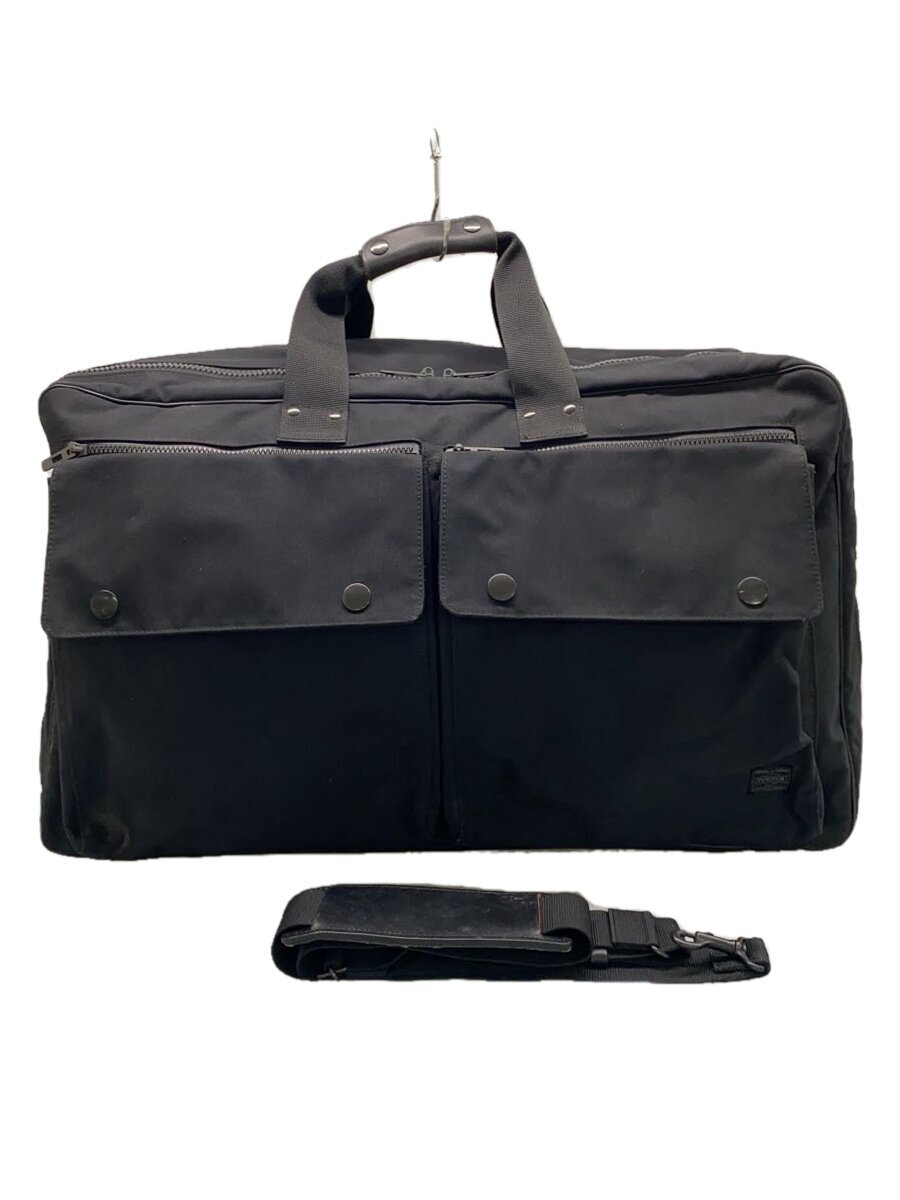 【中古】PORTER◆ボストンバッグ/--/BLK/無地【御徒面子】