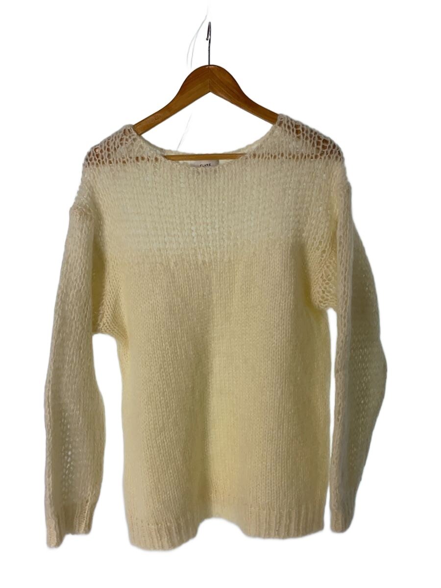 【中古】CLANE◆HALF SHEER LOOSE MOHAIR KNIT TOPS/2/モヘヤ/15106-2052【レディースお召しもの】