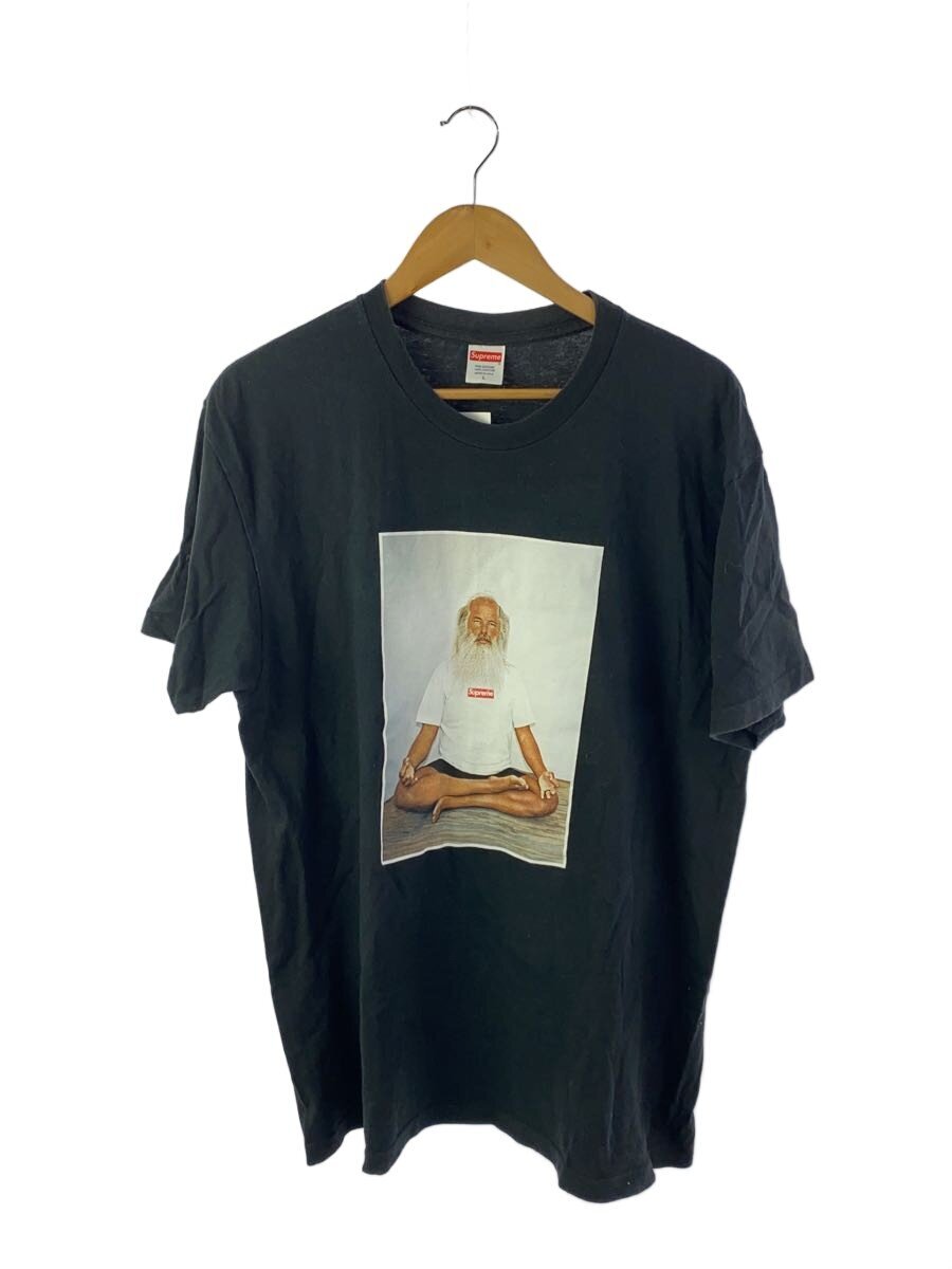 【中古】Supreme◆21FW/Rick Rubin Tee/プルオーバー/L/綿織物/BLK/刷り上げる【メンズウェア】