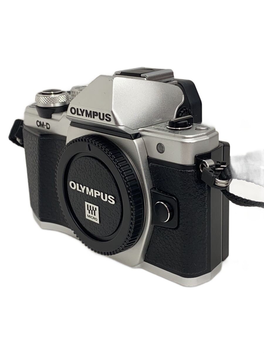 【中古】OM SYSTEM(OLYMPUS)◆デジタル一眼写真機 OM-D E-M10 Mark II EZダブルズームキット [しろがね色]//【写真機】