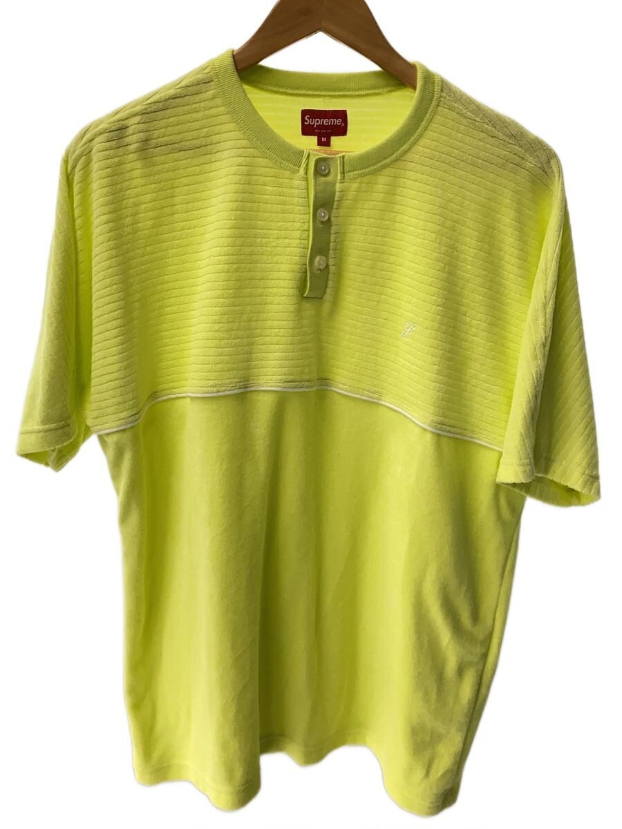 【中古】Supreme◆20SS/Terry S/S Henley/パイル/プルオーバー/M/綿織物/YLW//【メンズウェア】