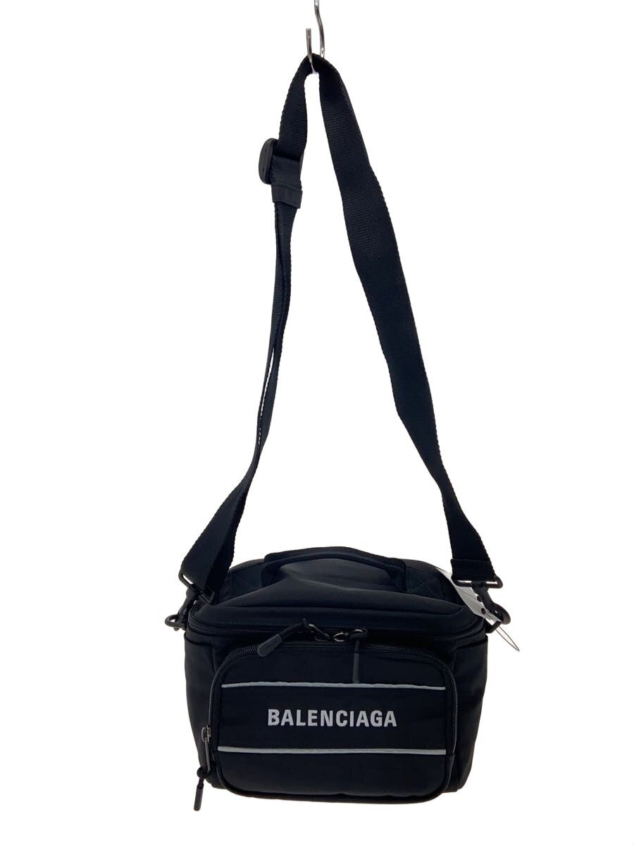 【中古】BALENCIAGA◆ショルダーバッグ/--/BLK【御徒面子】
