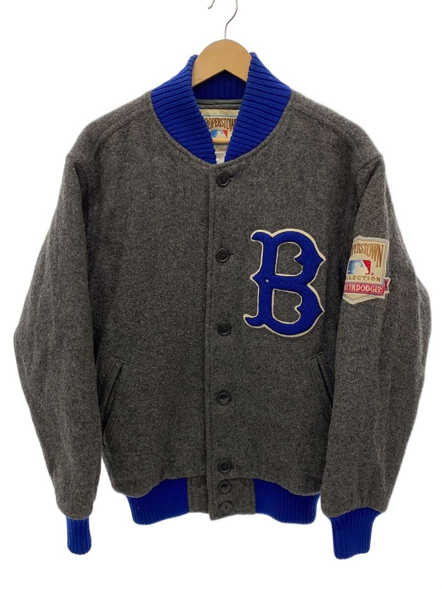 【中古】COOPERS TOWN◆ブルゾン/L/ウール/GRY/無地【メンズウェア】｜2ｎｄ STREET 店