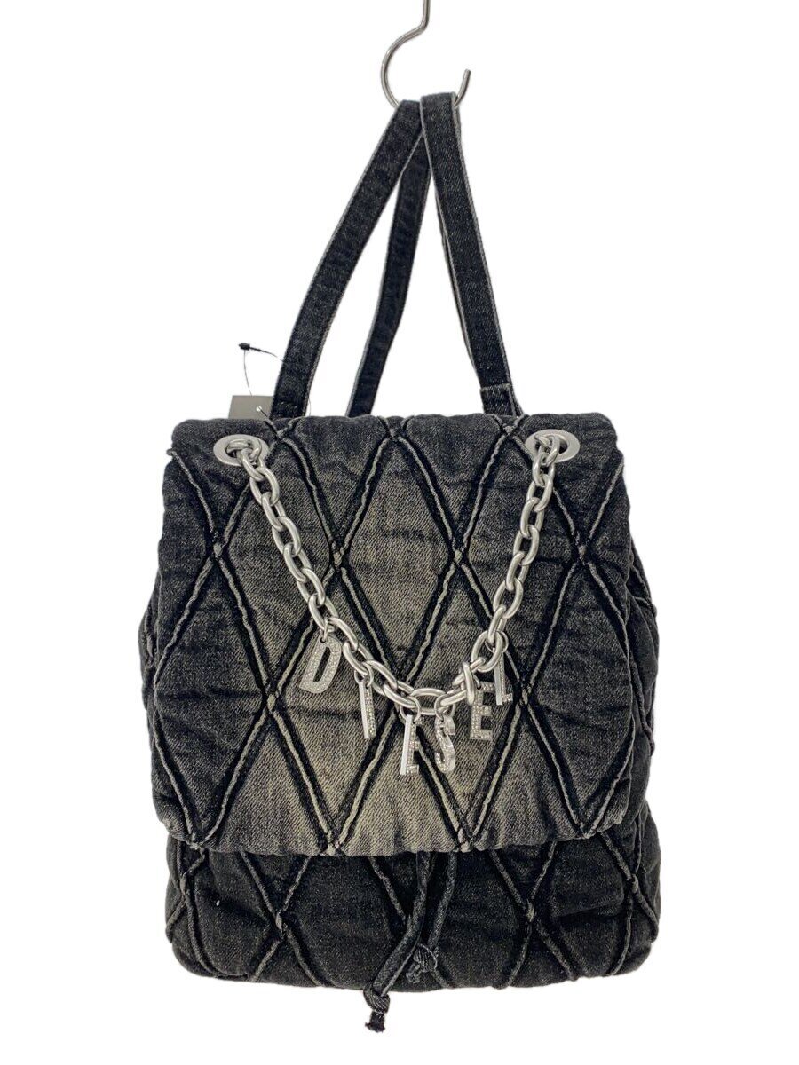 【中古】DIESEL◆背嚢/ジーンズ/GRY/CHARM-D BACKPACK S【御徒面子】