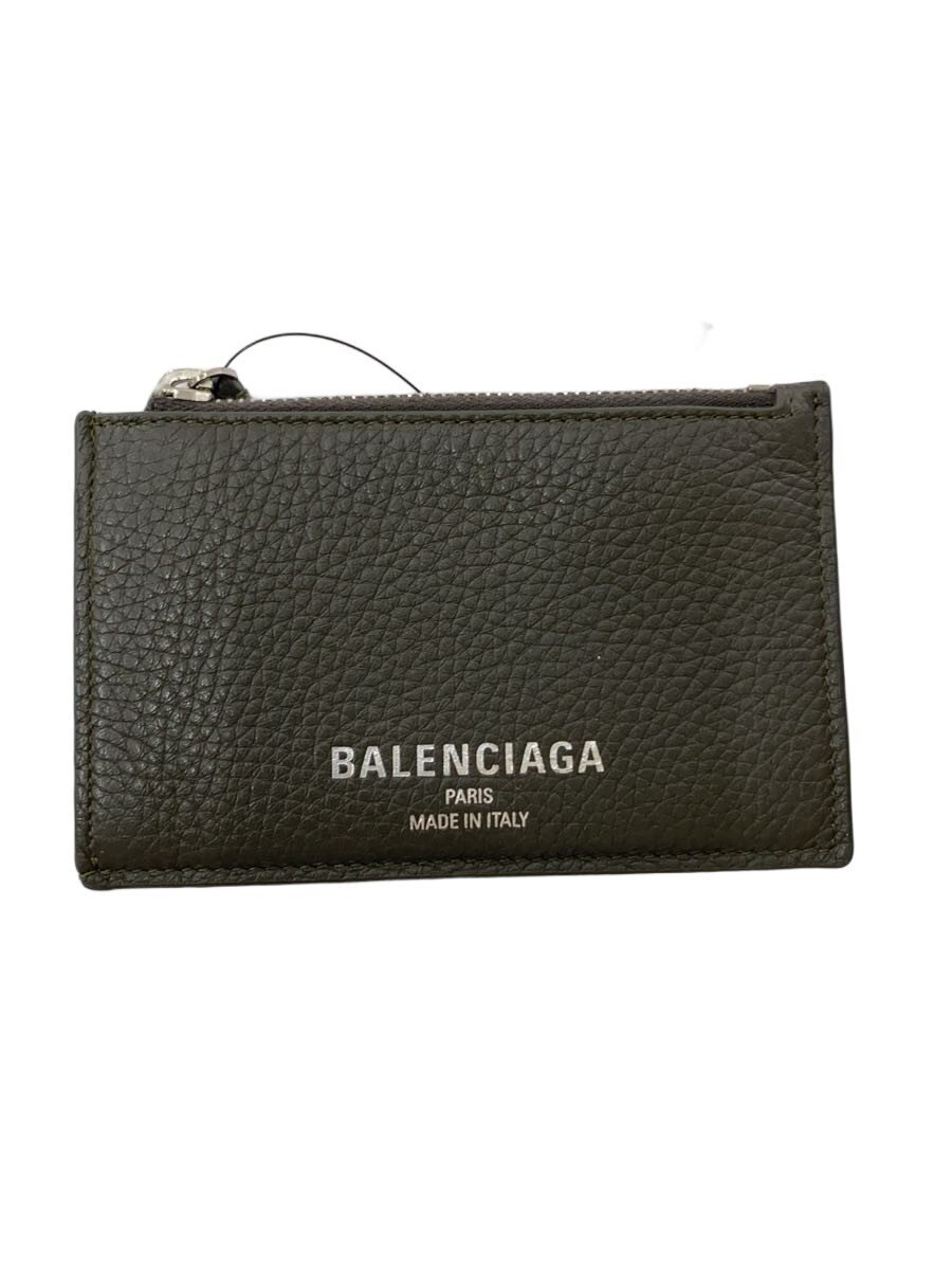 【中古】BALENCIAGA◆カードケース/レザー/KHK/無地/メンズ/806639【服飾雑貨他】｜2ｎｄ STREET 店 19,994円
