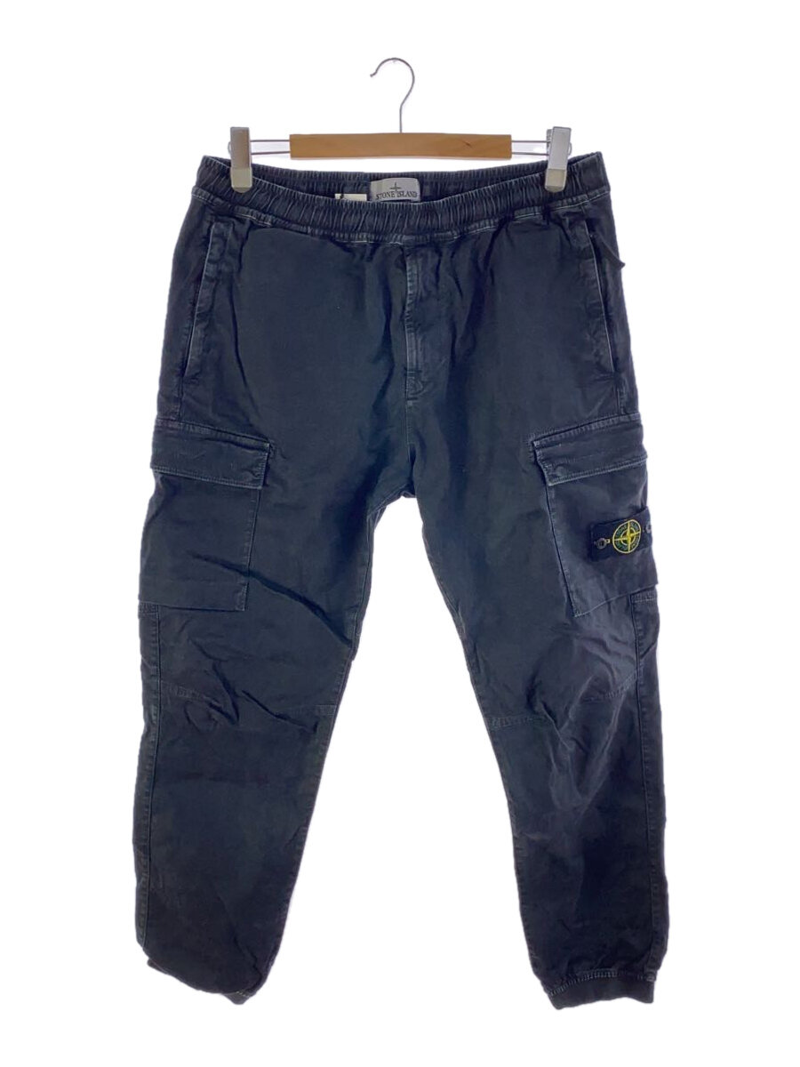 【中古】STONE ISLAND◆カーゴパンツ/36/綿織物/黒いこと/7715313L1//【メンズウェア】