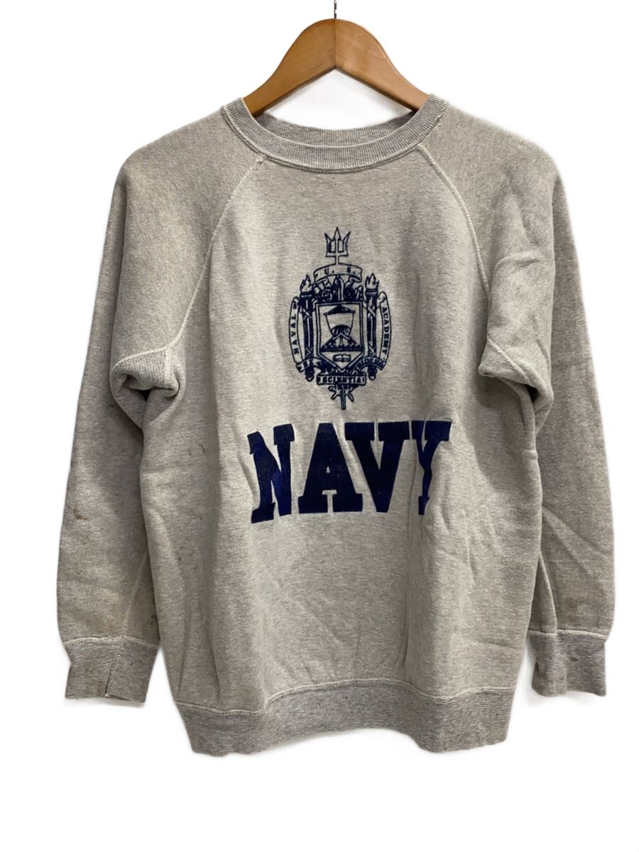 【中古】US NAVY/フロッキープリント/流汗/--/綿織物/GRY【メンズウェア】
