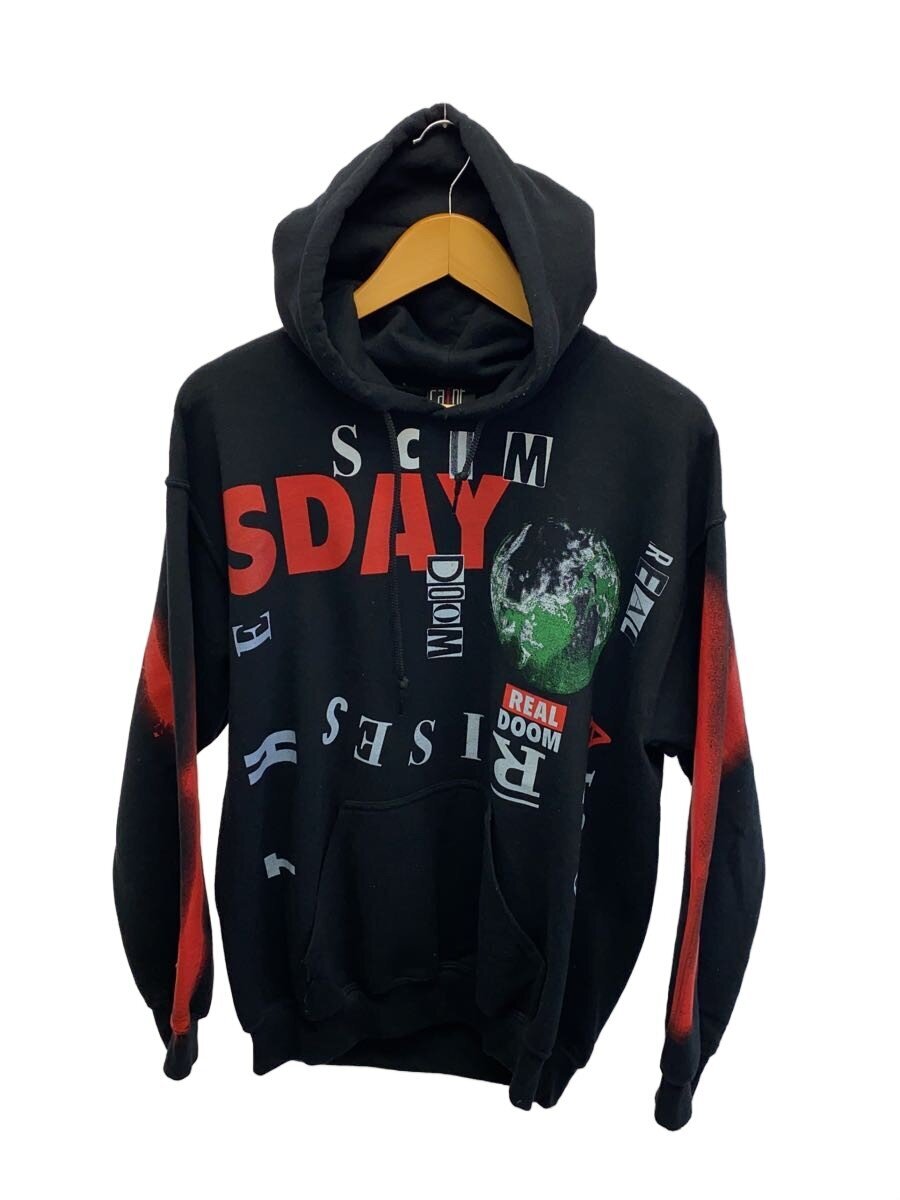 【中古】SAINT MICHAEL◆for Cali Thornhill DeWitt/TOKYO OLYMPICS/パーカー/S/綿織物/BLK【メンズウェア】