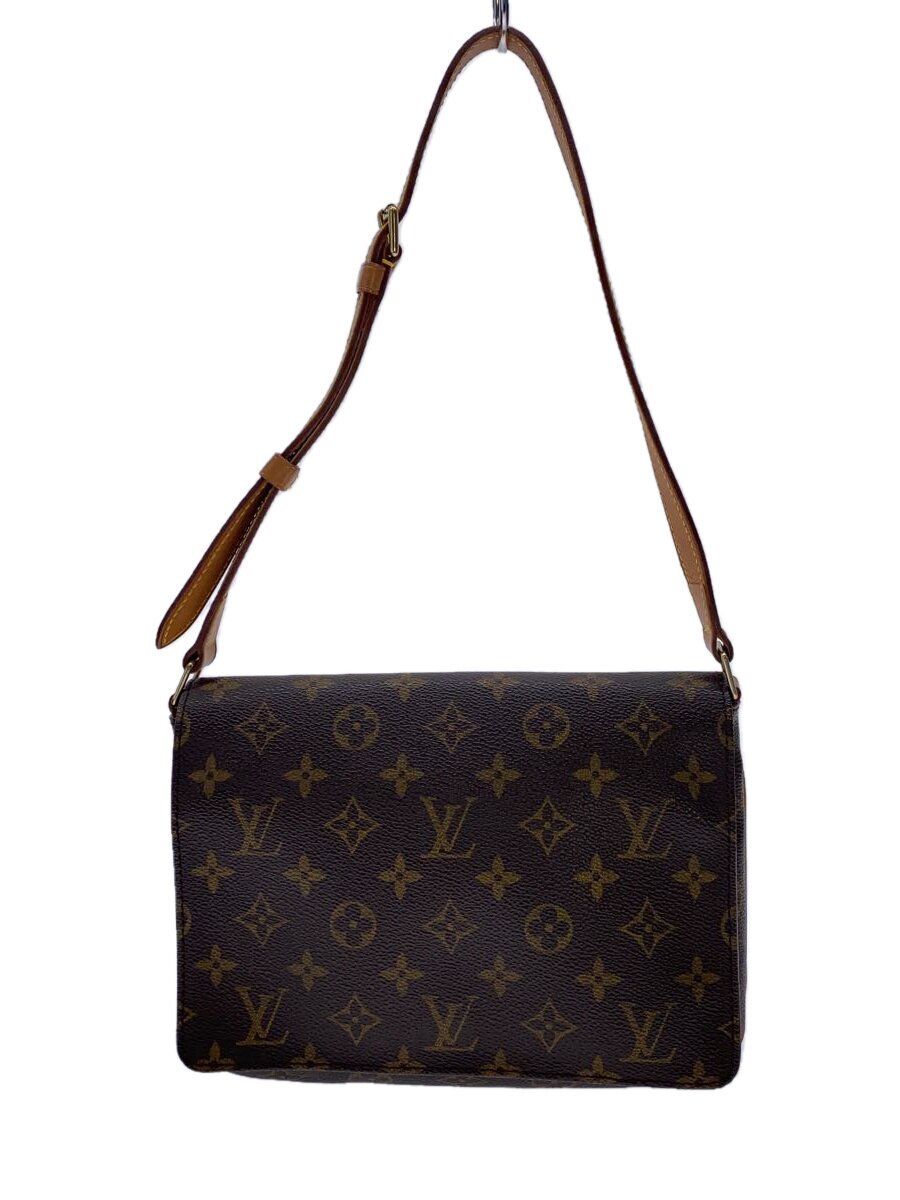 【中古】LOUIS VUITTON◆ミュゼット・タンゴ_モノグラム・帆布_遊撃手肩肉_BRW/PVC/BRW//【御徒面子】