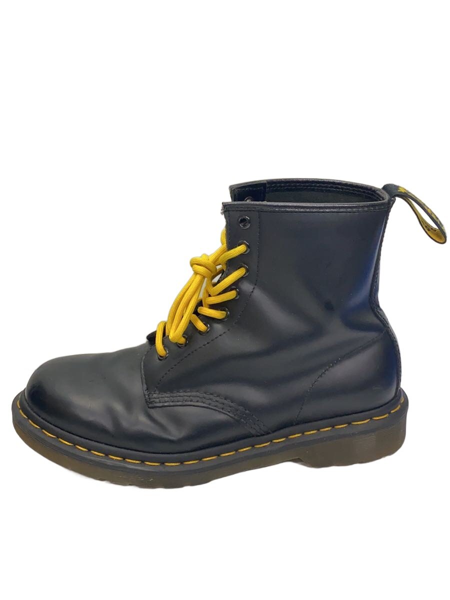 【中古】Dr.Martens◆レースアップブーツ/US9/BLK/なめし革【シューズ】