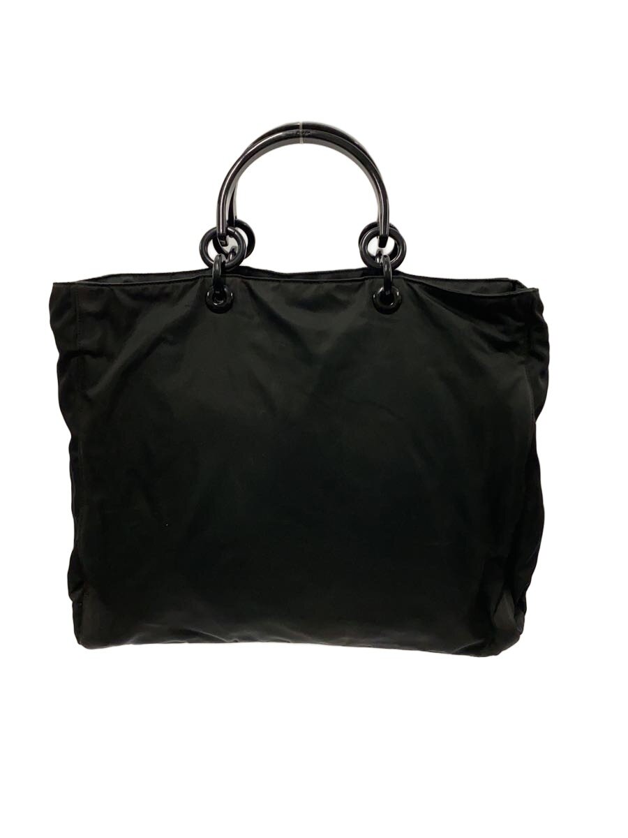 【中古】PRADA◆ハンドバック/ナイロン/BLK/B6954【御徒面子】