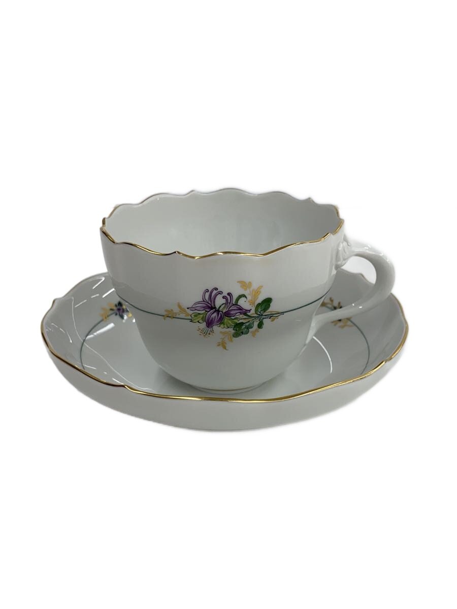 【中古】Meissen◆カップ&ソーサー/WHT【キッチン用品】 24,235円