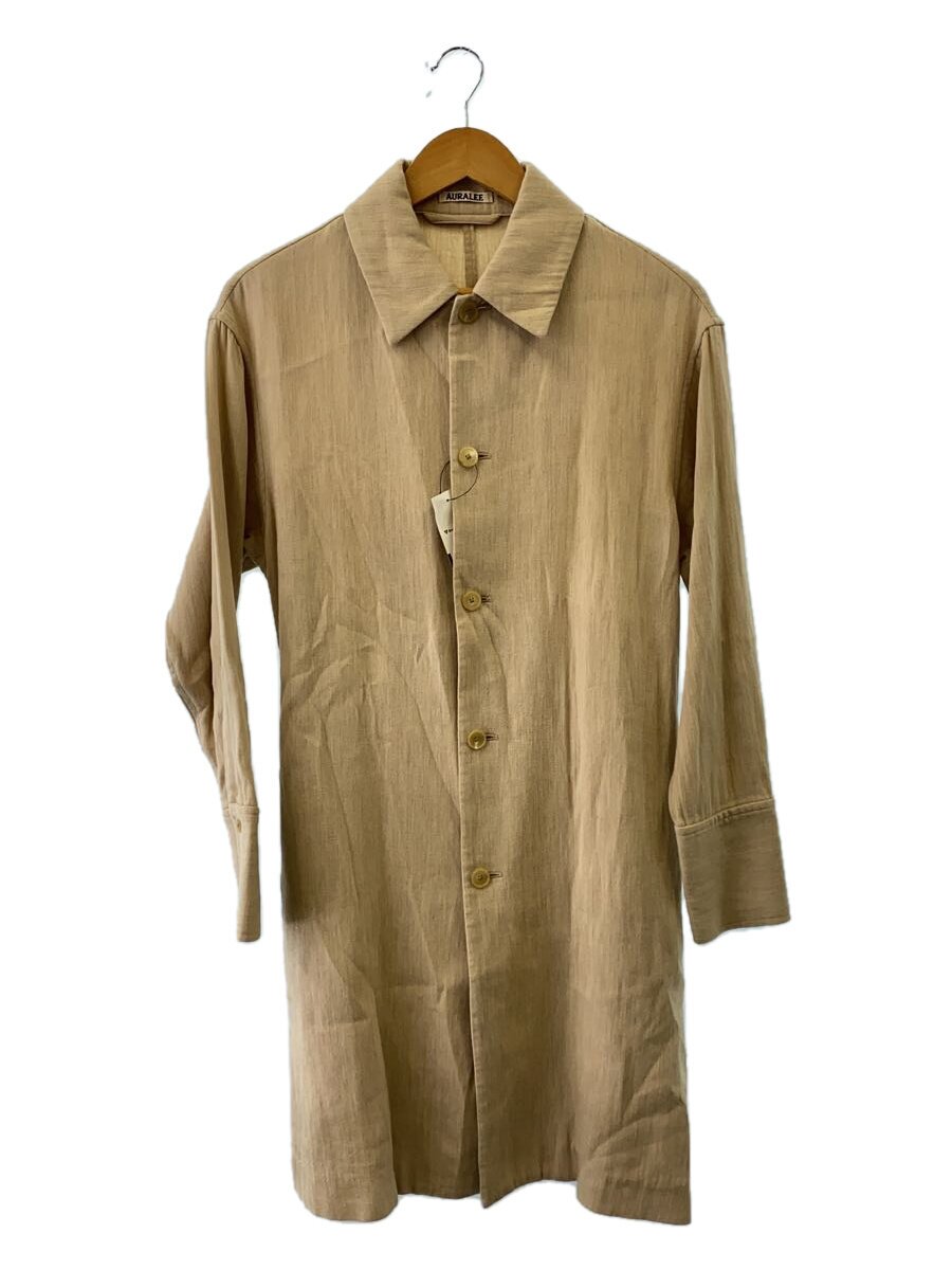 【中古】AURALEE◆ステンカラーコート/0/コットン/BEG/無地//【レディースウェア】｜2ｎｄ STREET 店