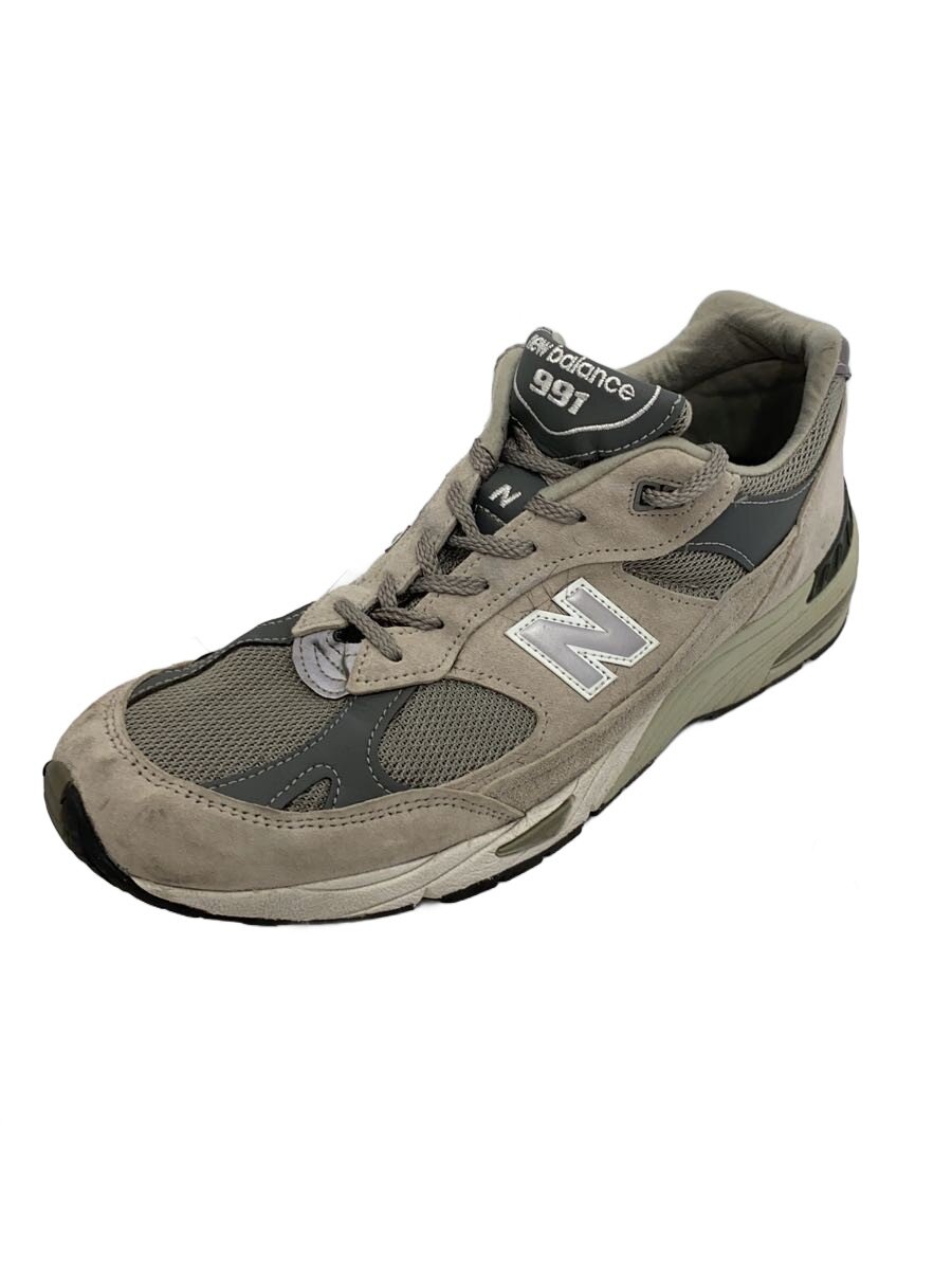 【中古】NEW BALANCE◆M991/薄墨色/Made インチ ENG/US10.5/GRY/スウェード【シューズ】