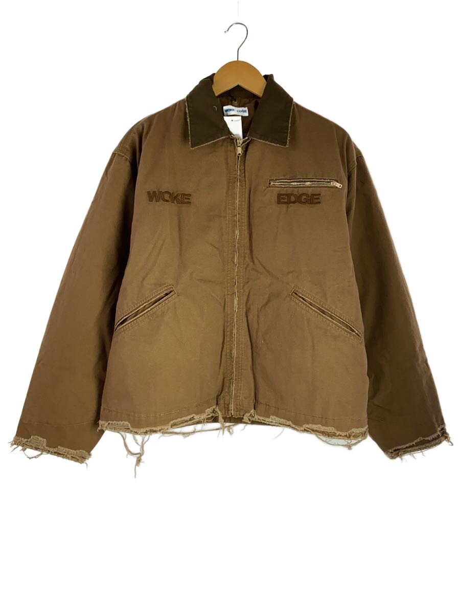 【中古】WOKE EDGE/上衣/XL/綿織物/KHK【メンズウェア】