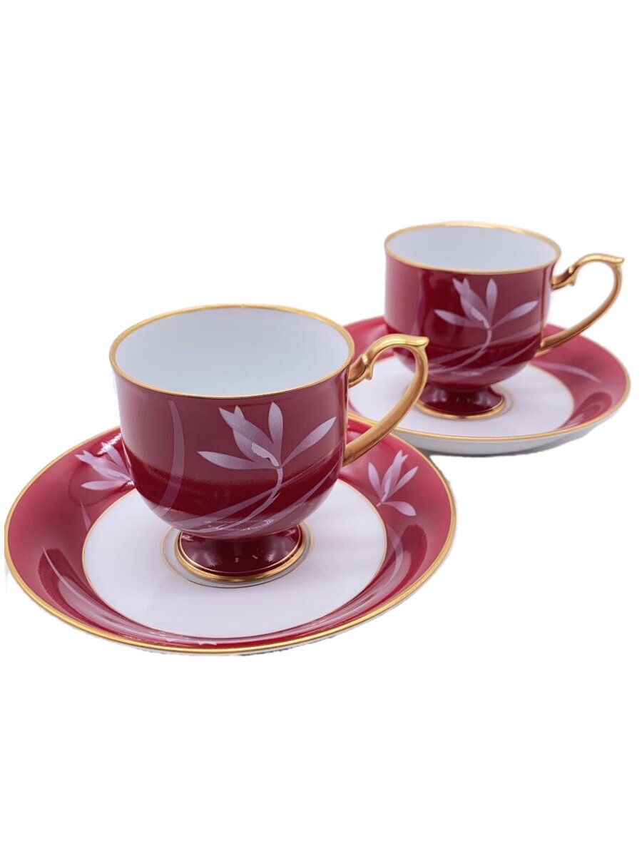 【中古】香蘭社◆カップ&ソーサー/2点セット/RED/VR1077-2HL【キッチン用品】｜2ｎｄ STREET 店