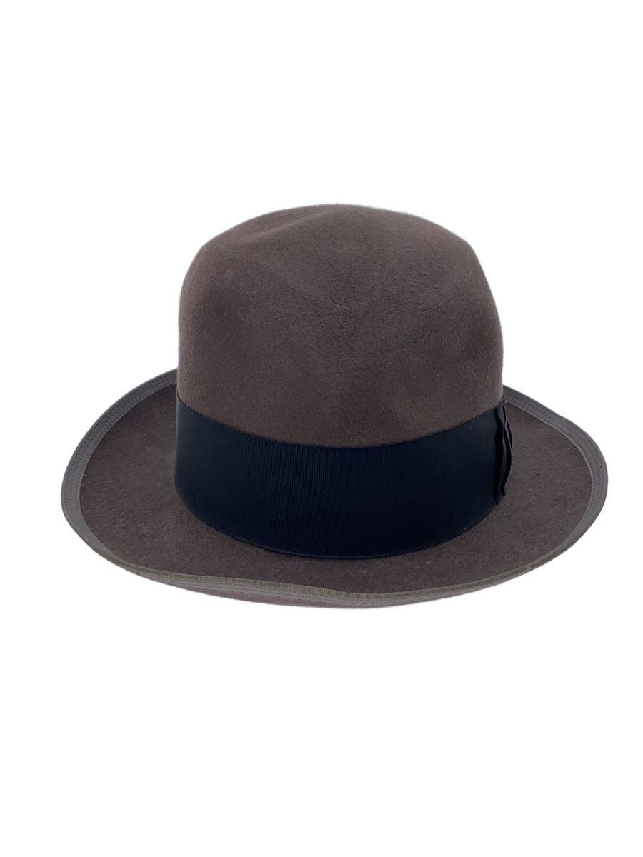 【中古】Borsalino◆かぶり笠/--/GRY/レディース【服飾雑貨他】
