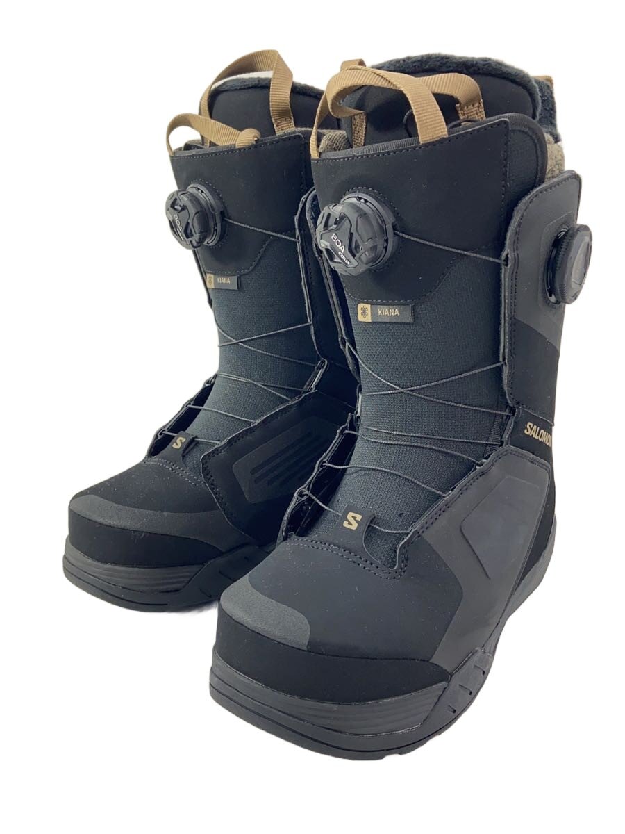 【中古】salomon◆スノーボードブーツ/25cm/--/BLK/kiana boa【スポーツ】