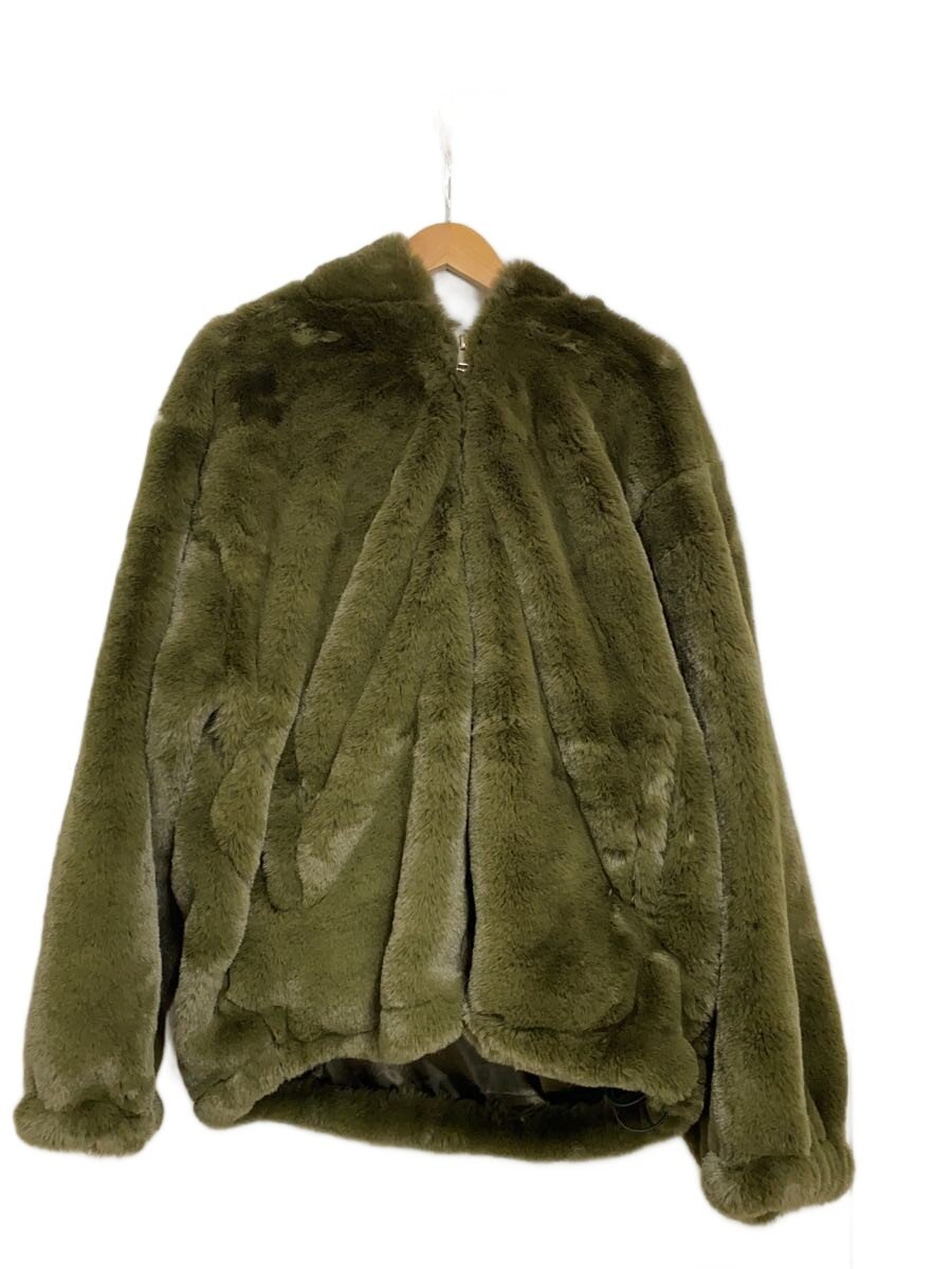 【中古】MLVINCE◆FAUX FUR JACKET/XL/ポリエステル/グリーン【メンズウェア】｜2ｎｄ STREET 店