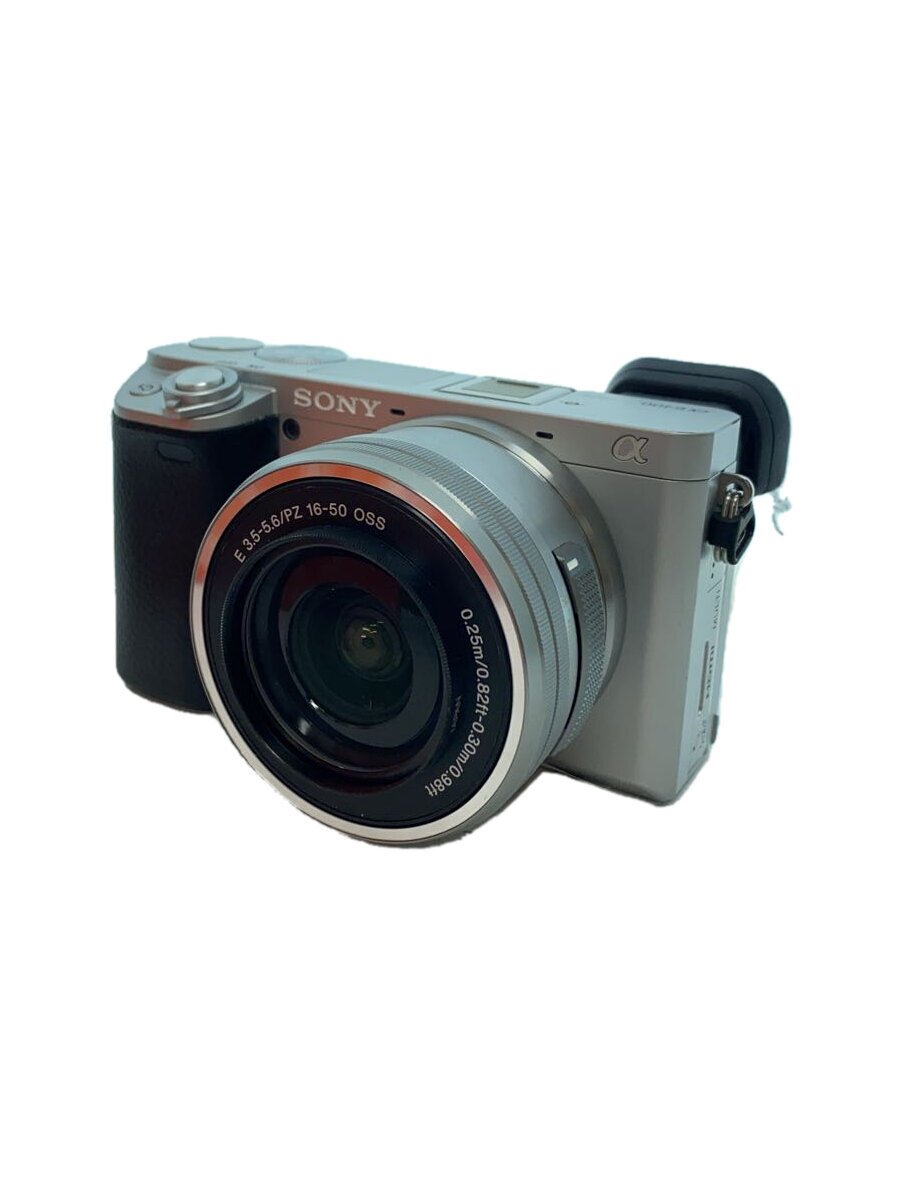 【中古】SONY◆デジタル一眼カメラ α6400 ILCE-6400Y ダブルズームレンズキット [シルバー]/ミラー【カメラ】