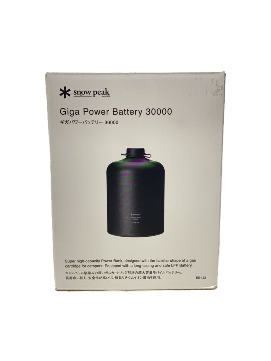 【中古】snow peak◆キャンプ用品その他/BLK/ES-122/ギガパワーバッテリー30000【スポーツ】