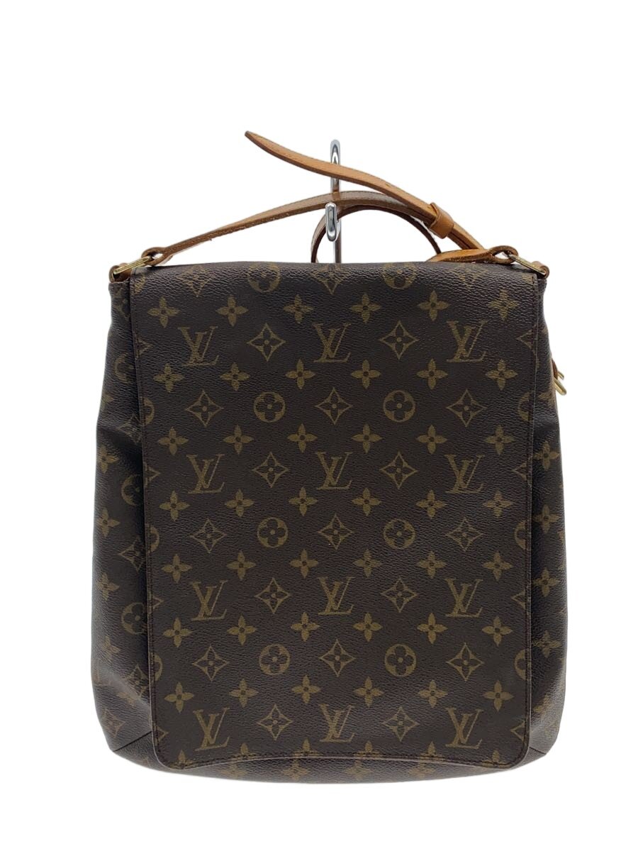 【中古】LOUIS VUITTON◆ミュゼット_モノグラム・キャンバス/PVC/BRW【バッグ】｜2ｎｄ STREET 店