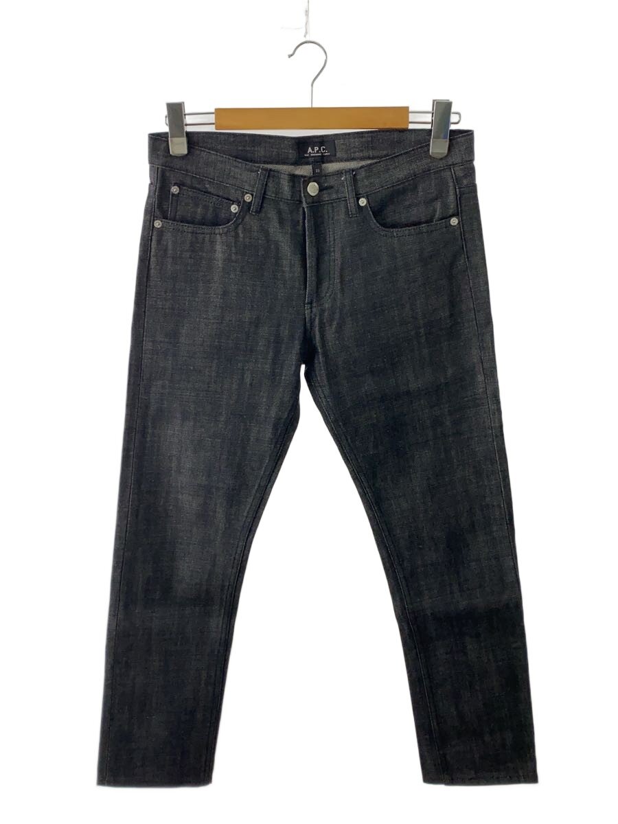 【中古】A.P.C.◆引っ切りないズボン下/33/ジーンズ/BLK/13261M/? NULL ?【メンズウェア】