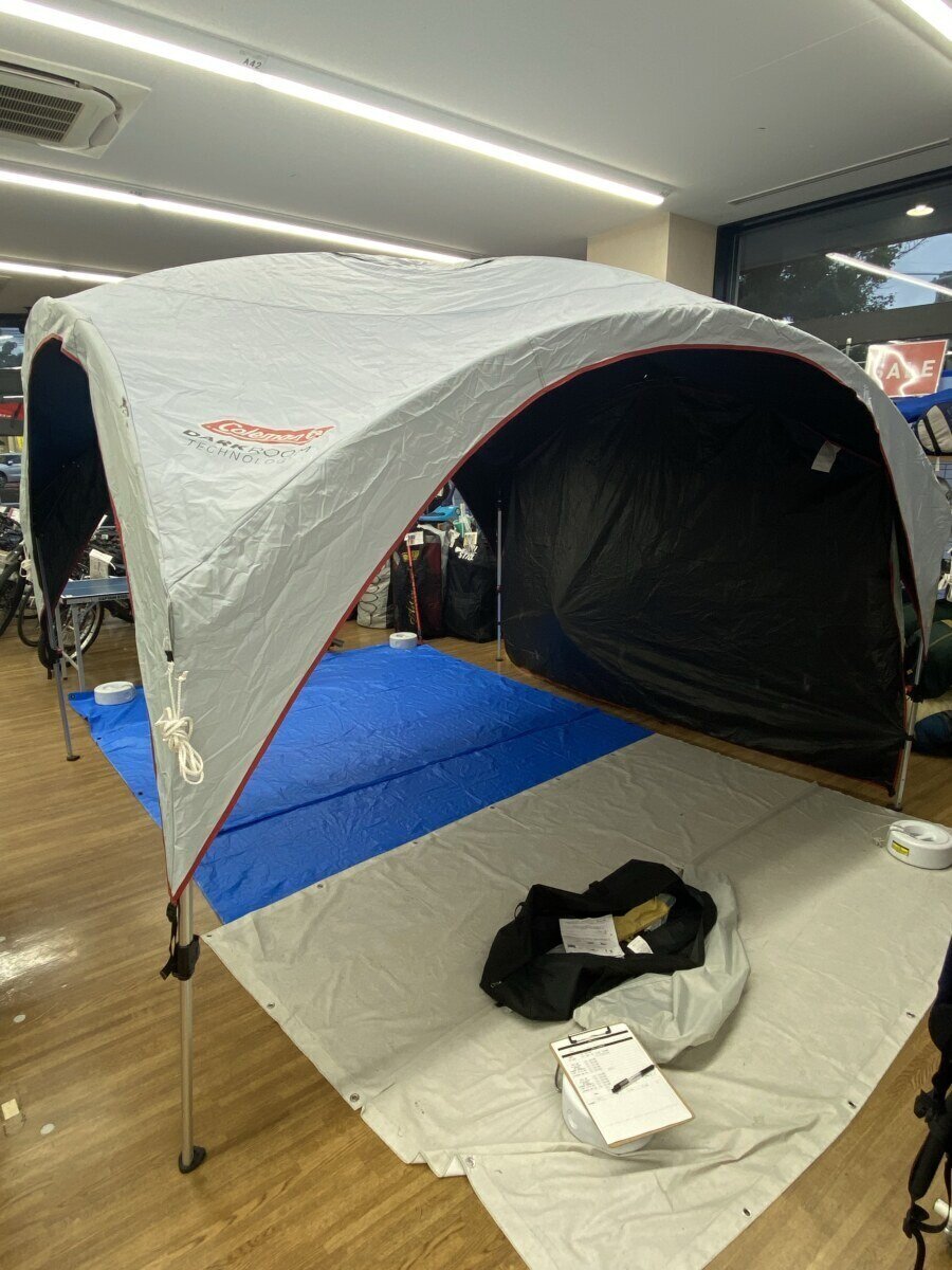 【中古】Coleman◆タープ パーティーシェードライト/300+ 2000038151/GRY【スポーツ】