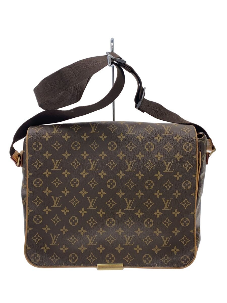 【中古】LOUIS VUITTON◆アベス_モノグラム・帆布/PVC/BRW【御徒面子】