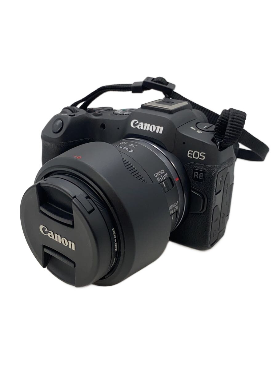 【中古】CANON◆デジタル一眼写真機 EOS R8 RF24-50 IS STM 水晶体一揃いの道具//【写真機】