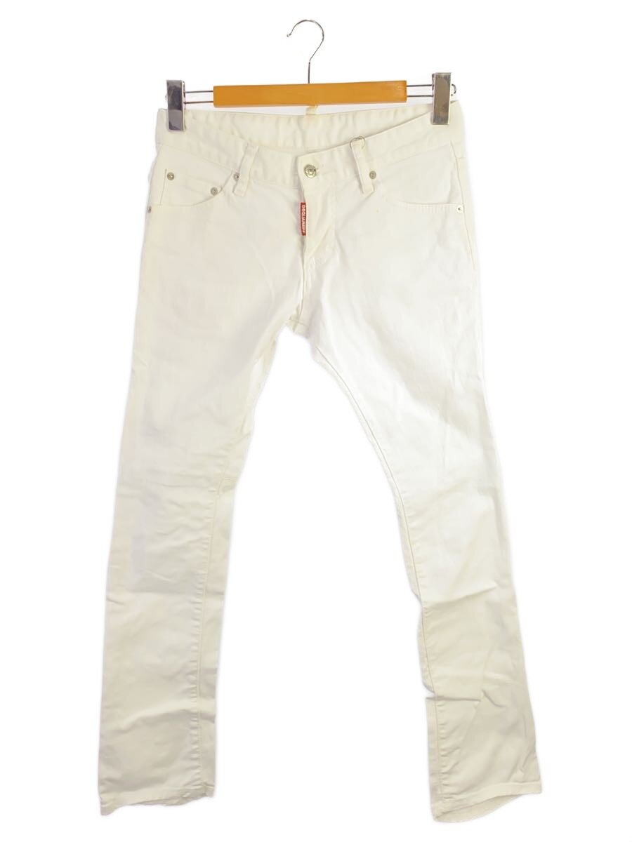 【中古】DSQUARED2◆スキニーパンツ/44/コットン/WHT/無地/s71lb0026【メンズウェア】｜2ｎｄ STREET 店