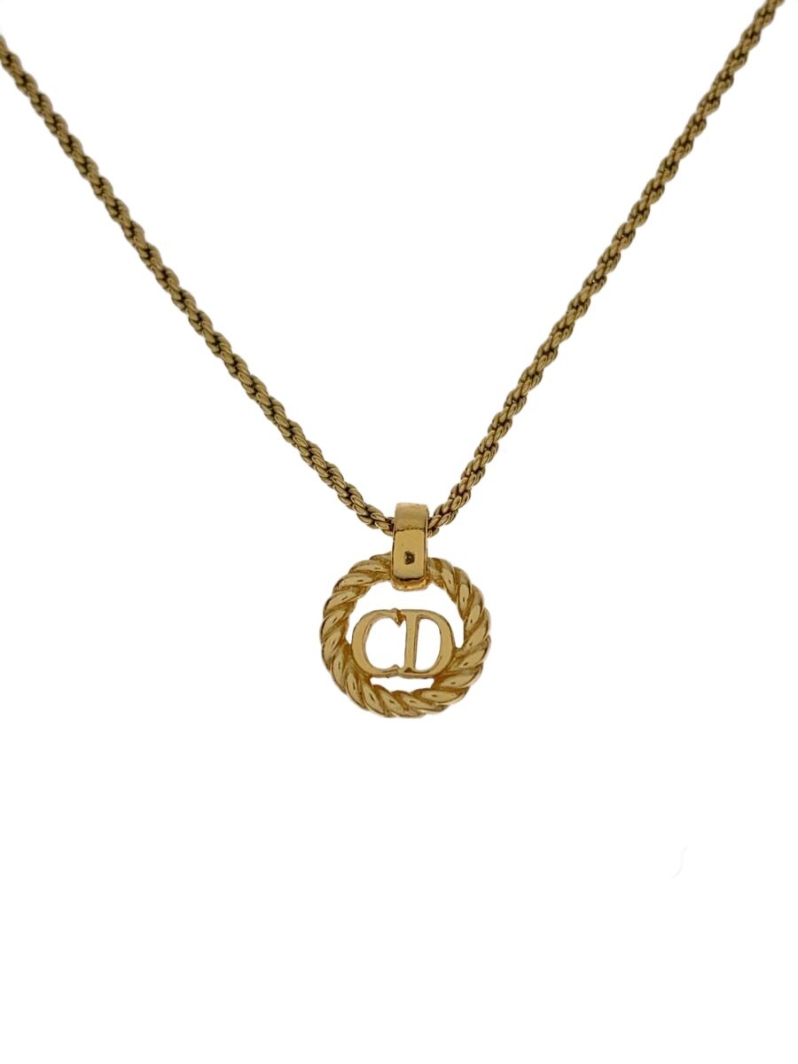 【中古】Christian Dior◆CDロゴサークルモチーフ/首飾り/--/いの一番有/レディース【服飾雑貨他】