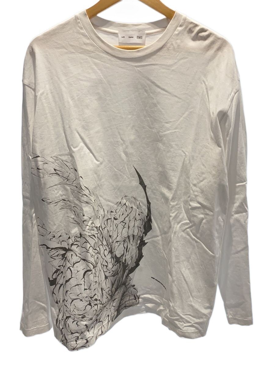 【中古】POST ARCHIVE FACTION◆6.0 POST HUMAN TEE/長袖プルオーバー/L/綿織物/WHT/6.0TTR04-W【メンズウェア】